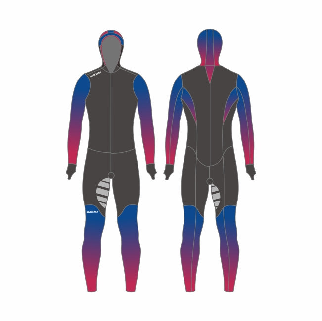 Langer Bahn-Eisschnelllaufanzug aus Gummi, Profi-Anzug ILT2