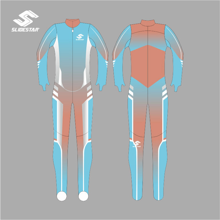Sublimationsrodelanzug Skelettanzug Bobanzug Trainingsanzug