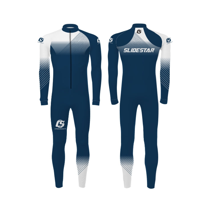 Mens 3D-Padded Cross Country Ski Pants Tight Softshell Windproof Training Trousers