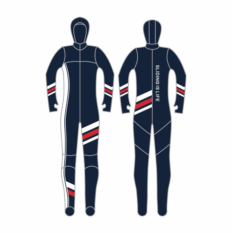 sublimation luge suit skeleton suit bobsleigh suit training suit skb-501