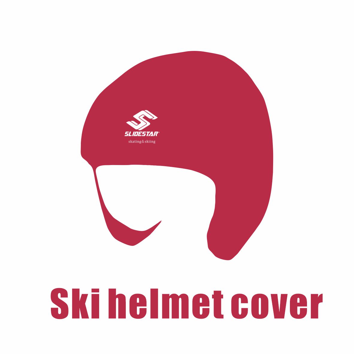 Ski helmet cover