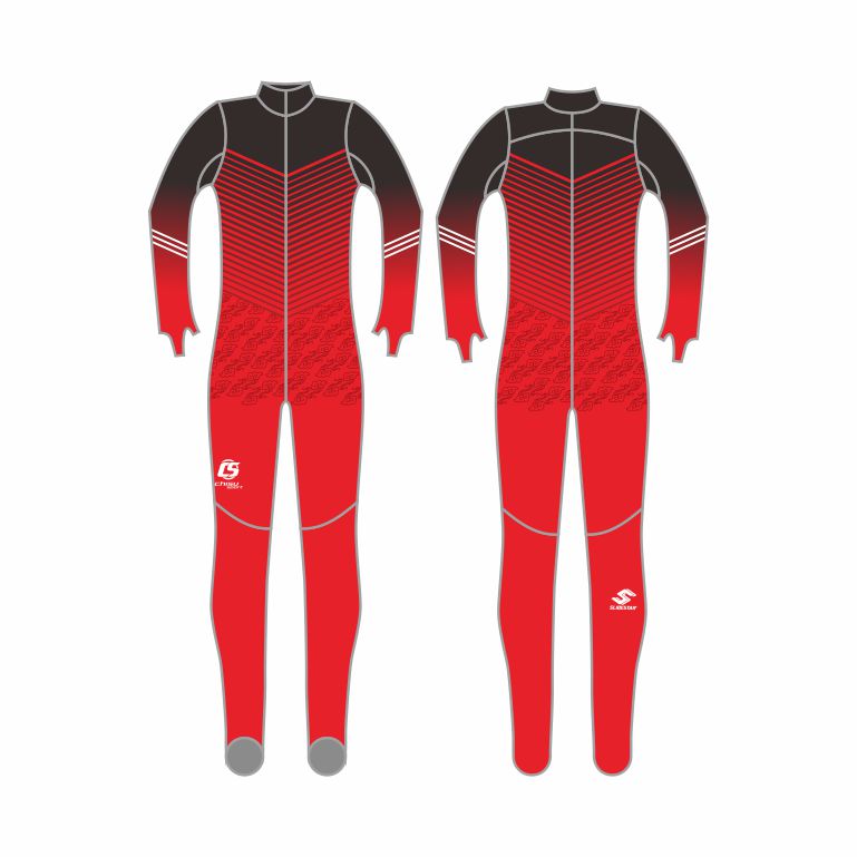 sublimation luge suit skeleton suit bobsleigh suit training suit custom