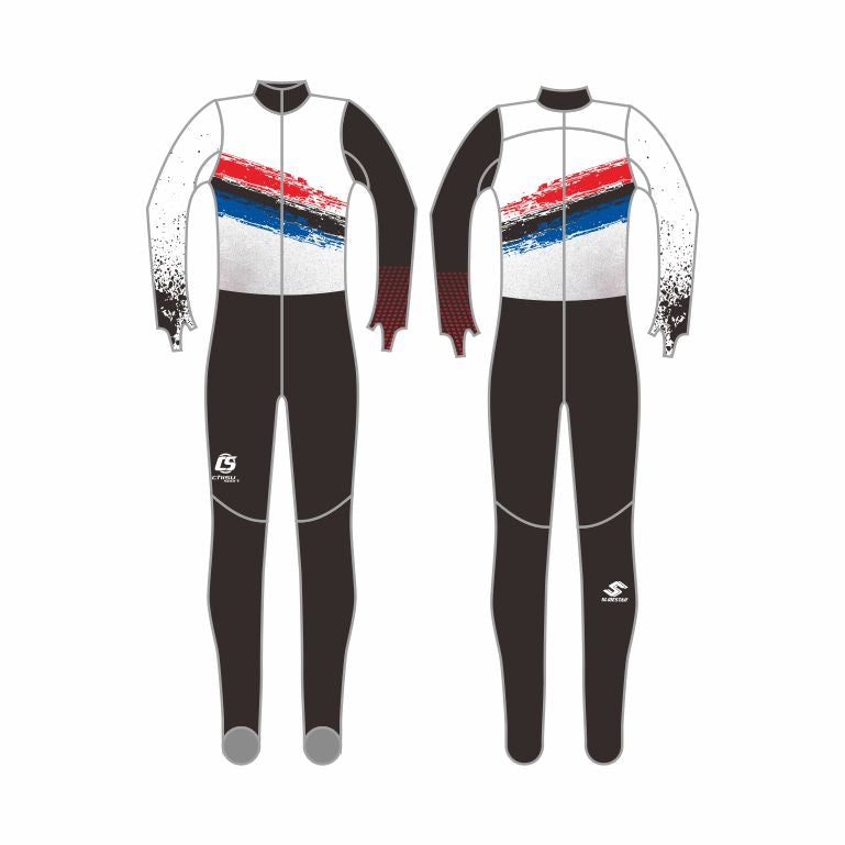 sublimation luge suit skeleton suit bobsleigh suit training suit custom