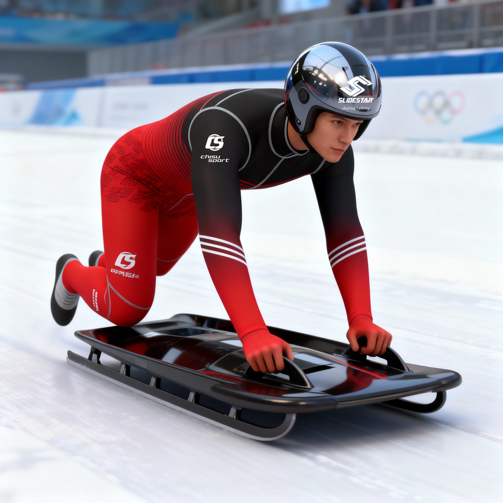 sublimation luge suit skeleton suit bobsleigh suit training suit custom