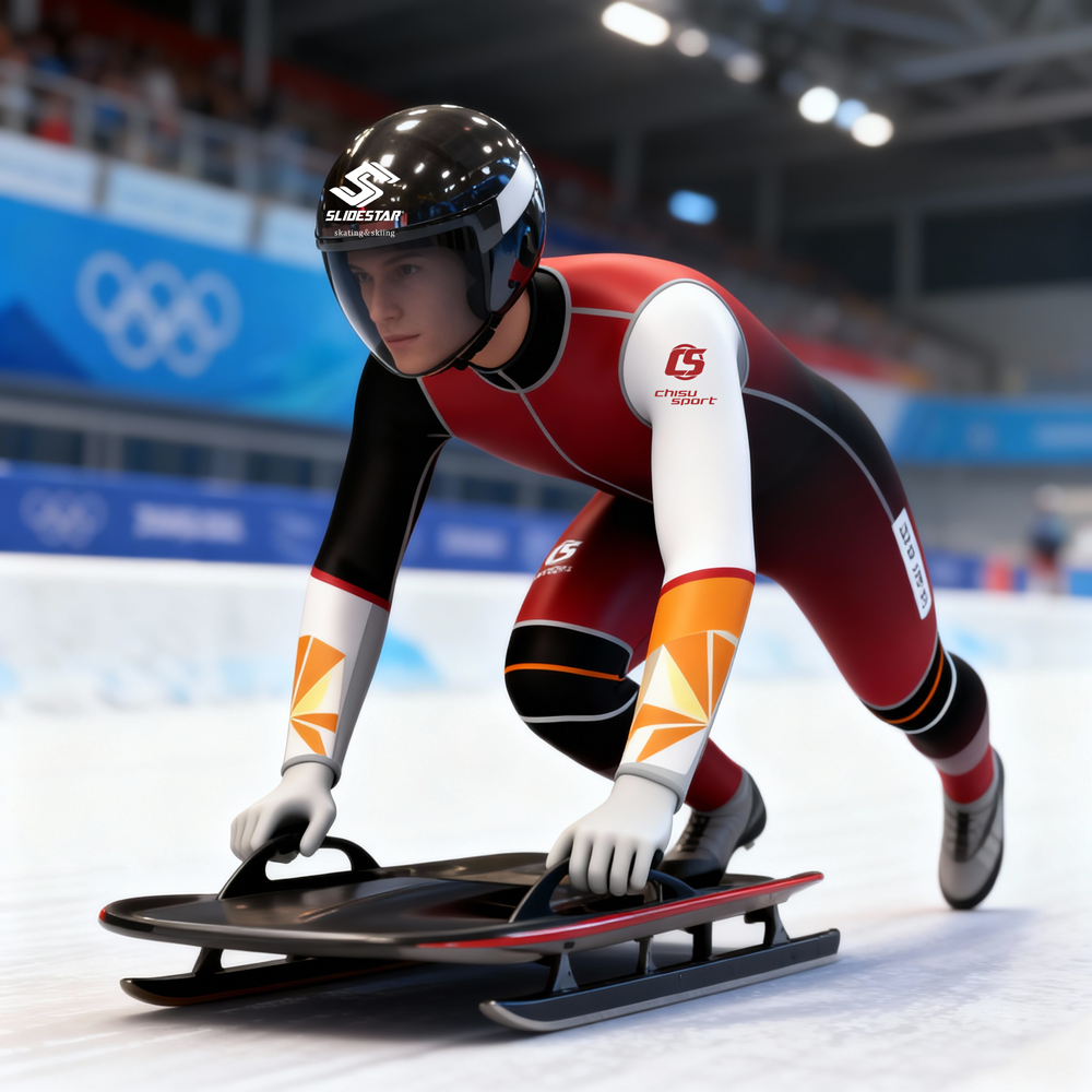 sublimation luge suit skeleton suit bobsleigh suit training suit custom