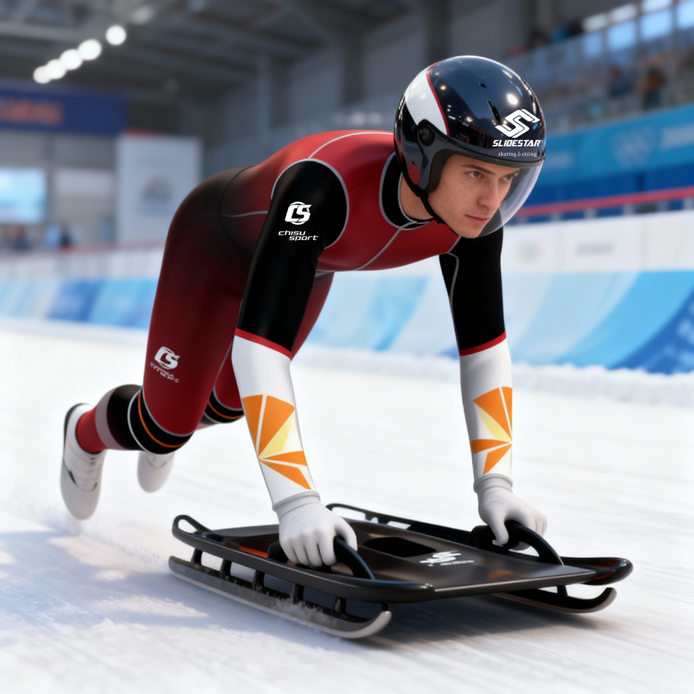 sublimation luge suit skeleton suit bobsleigh suit training suit custom