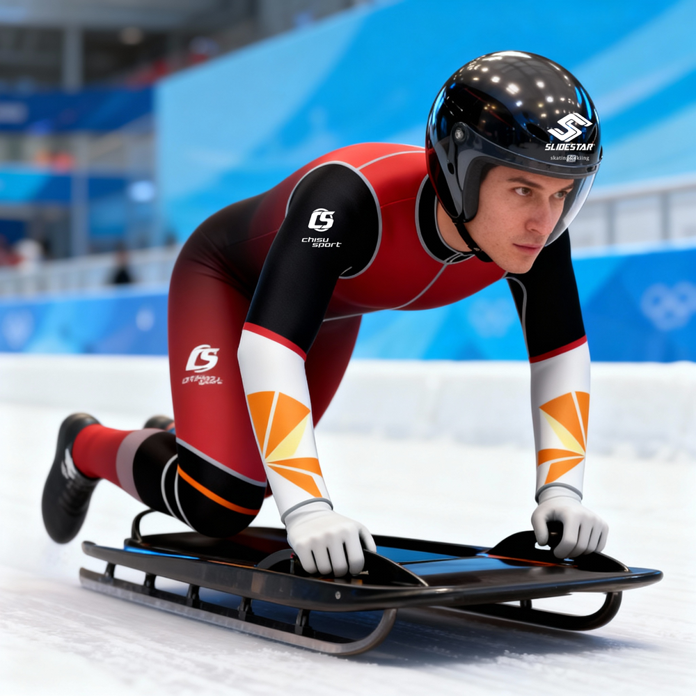 sublimation luge suit skeleton suit bobsleigh suit training suit custom