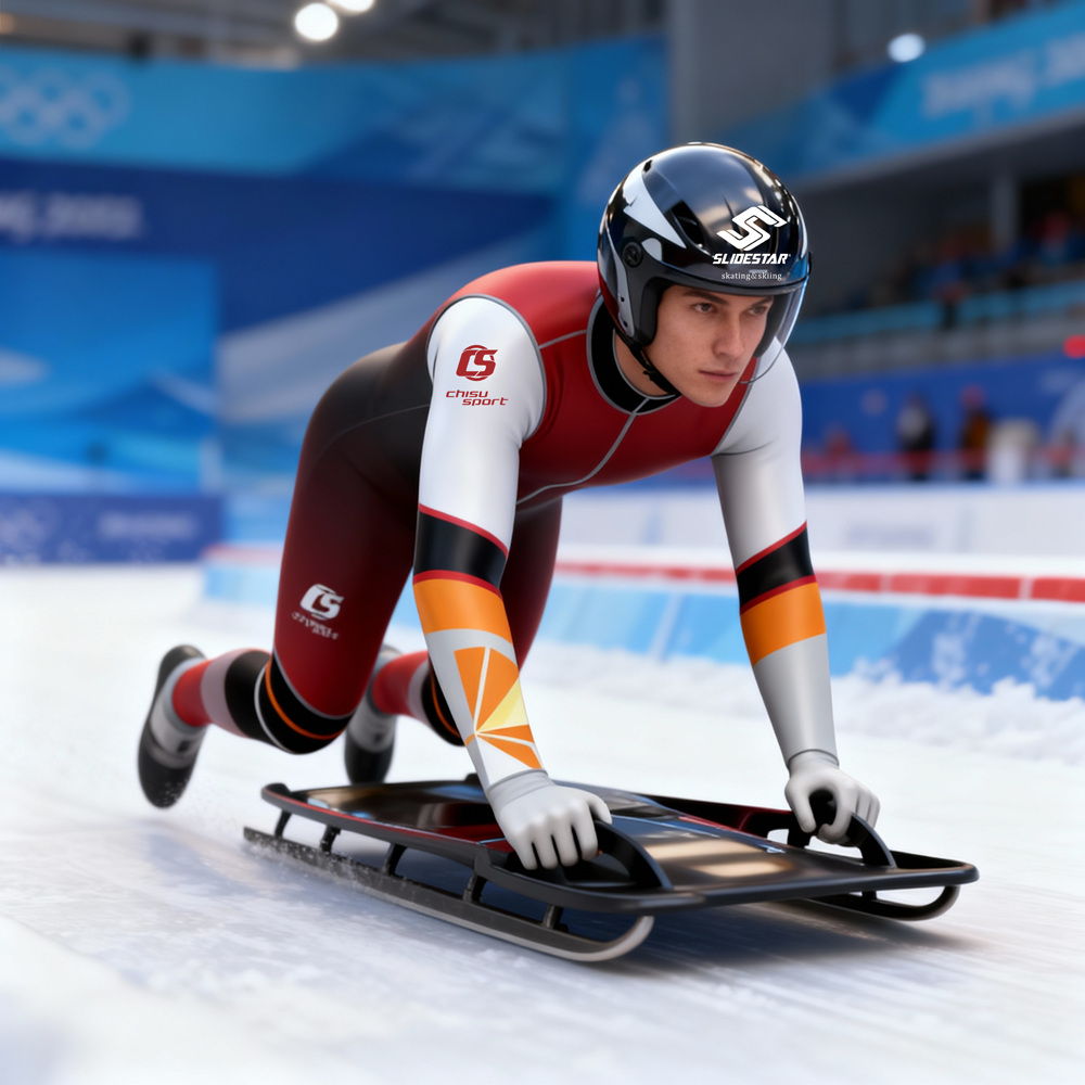 sublimation luge suit skeleton suit bobsleigh suit training suit custom