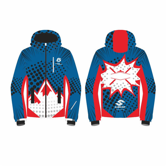 slidestar Premium Sublimation Ski Jacket | Breathable Insulated Full-Color Snow Jacket