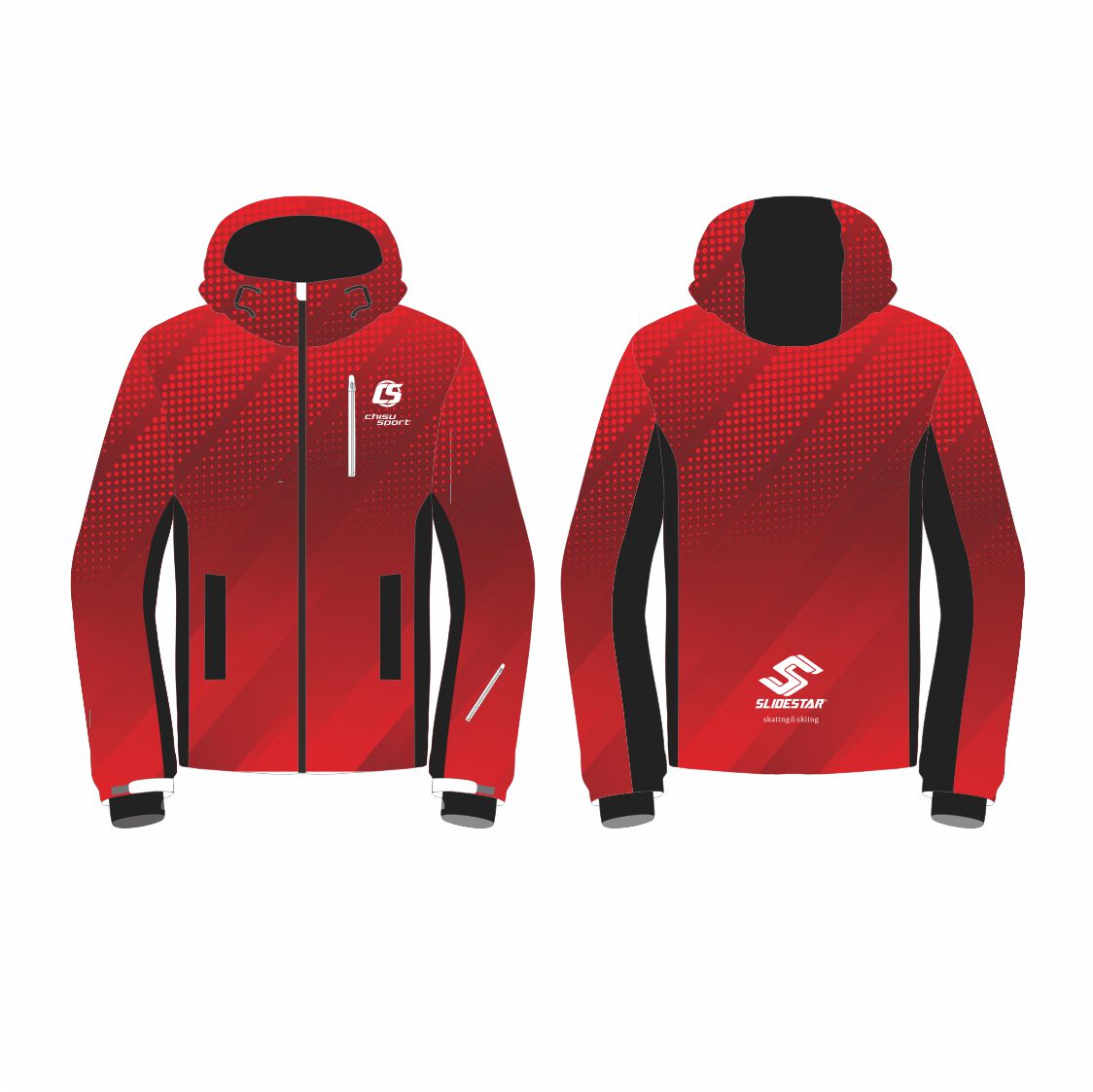slidestar Vibrant Sublimation Ski Jacket | Fade-Proof Full-Print Snowboarding Outerwear